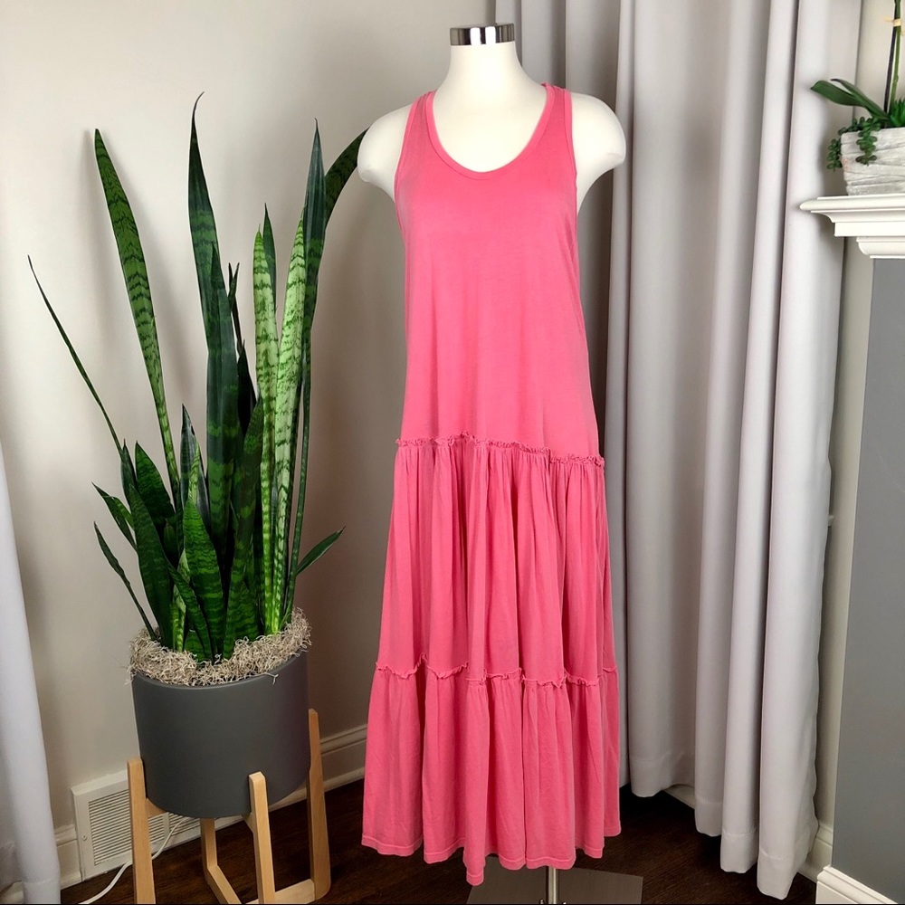 Sundry Anthropologie Washed Cotton Maxi Dress NWT